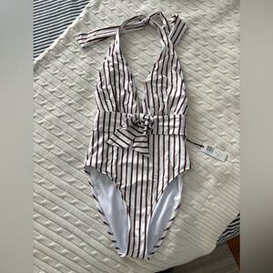 NWT We Wore What Halter Bathing Suit